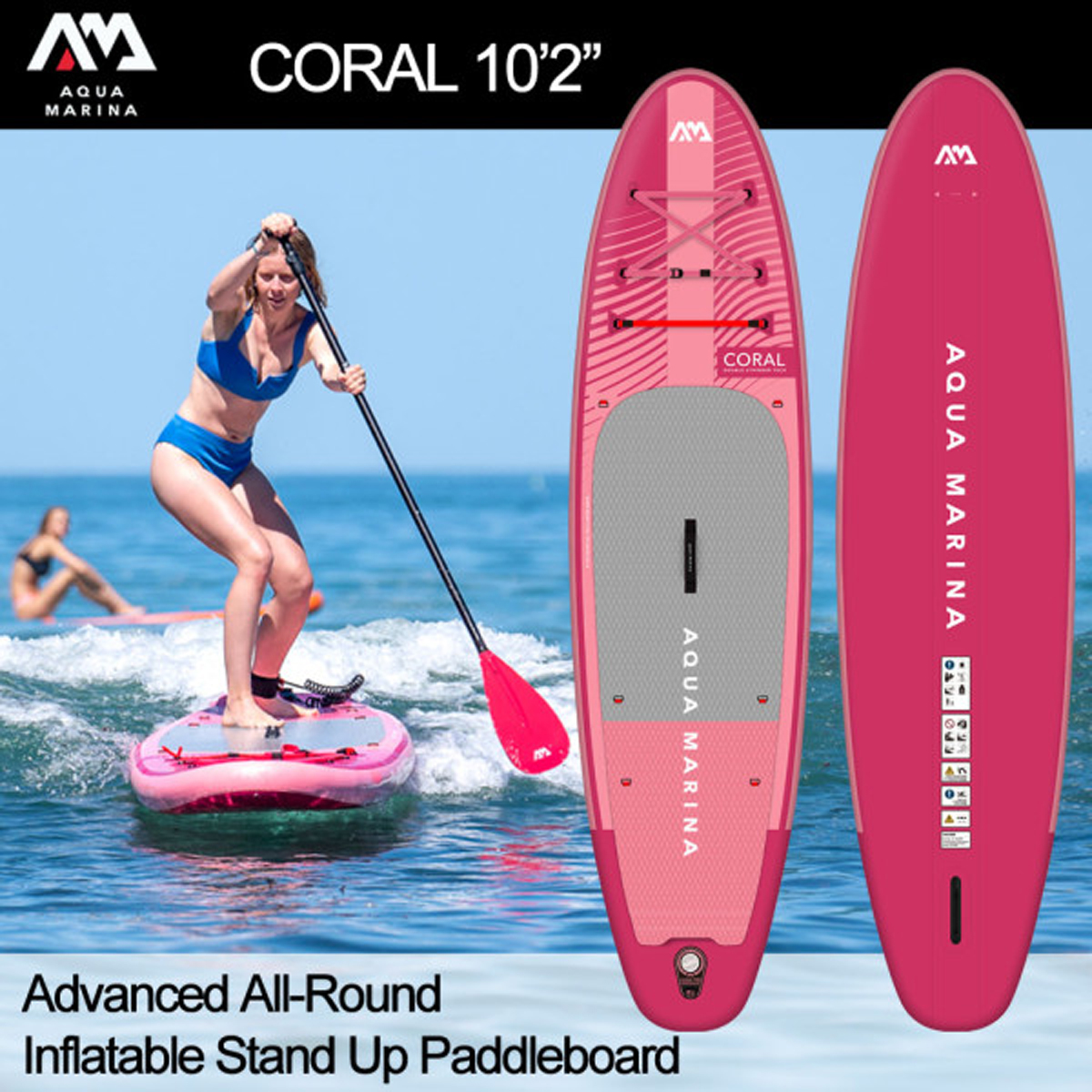 Aqua Marina Coral Advanced All-Around iSUP 10' 2